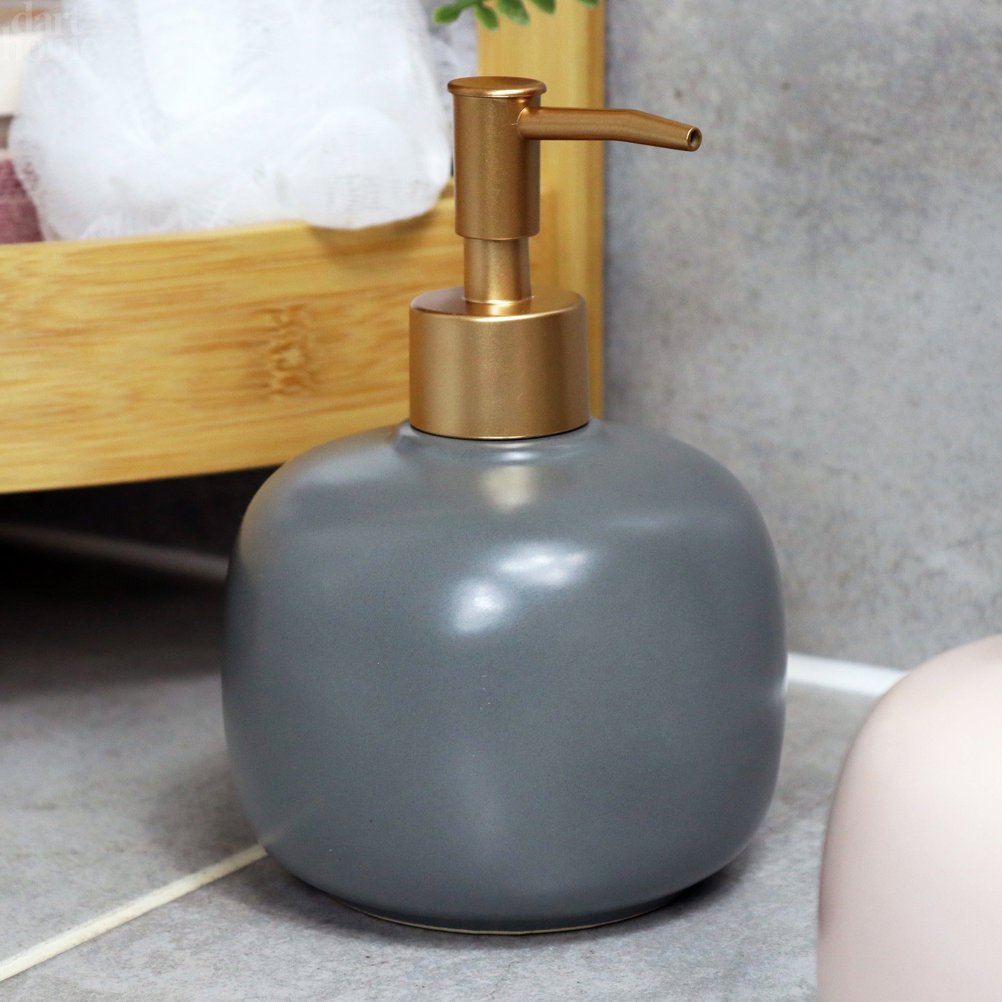 Pastel Grey Bubble Soap Dispenser