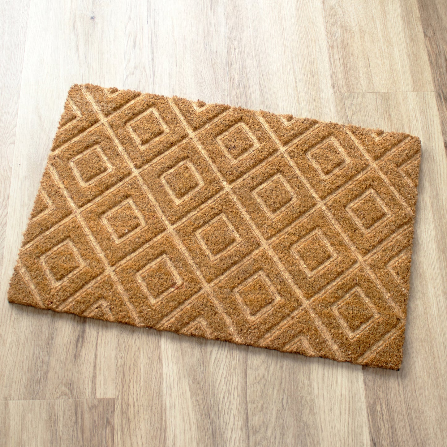 Pressed Coir Diamond Doormat