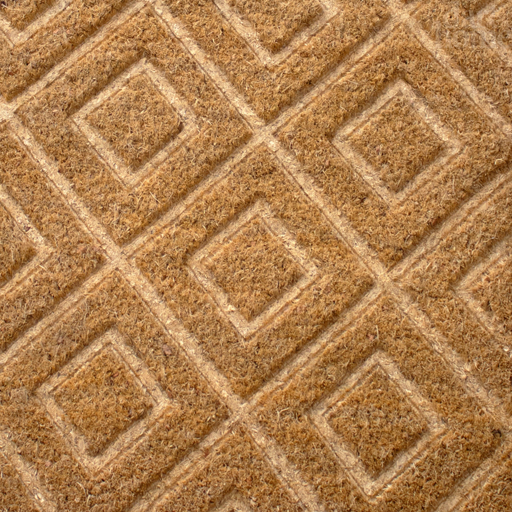 Pressed Coir Diamond Doormat