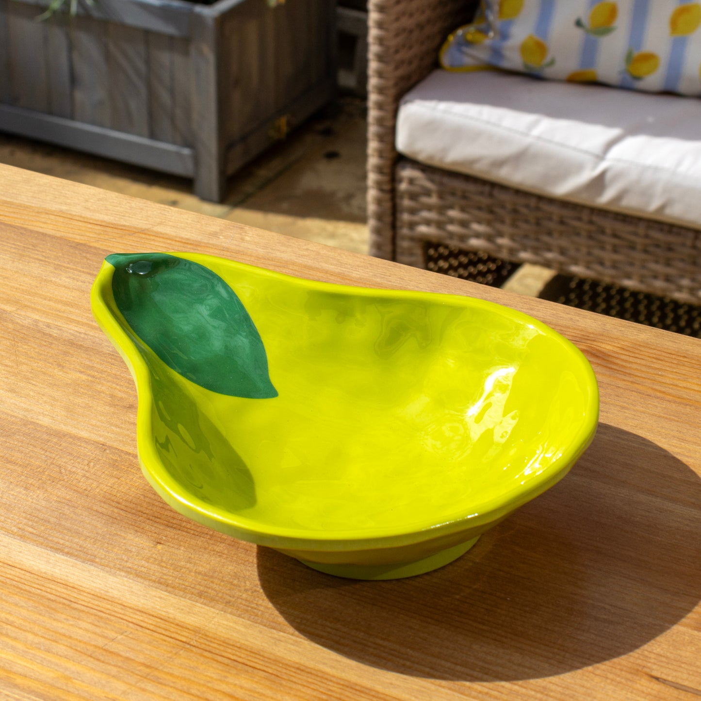 Set Of 4 Fruit Mix Melamine Outdoor Bowls
