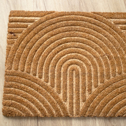 Pressed Coir Arch Doormat