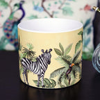 Yellow Safari Zebra Plant Pot