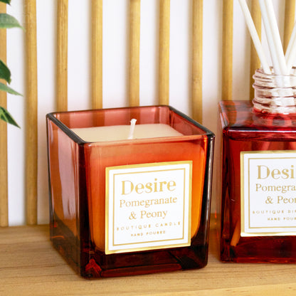 Pomegranate & Peony Candle And Diffuser Gift Set