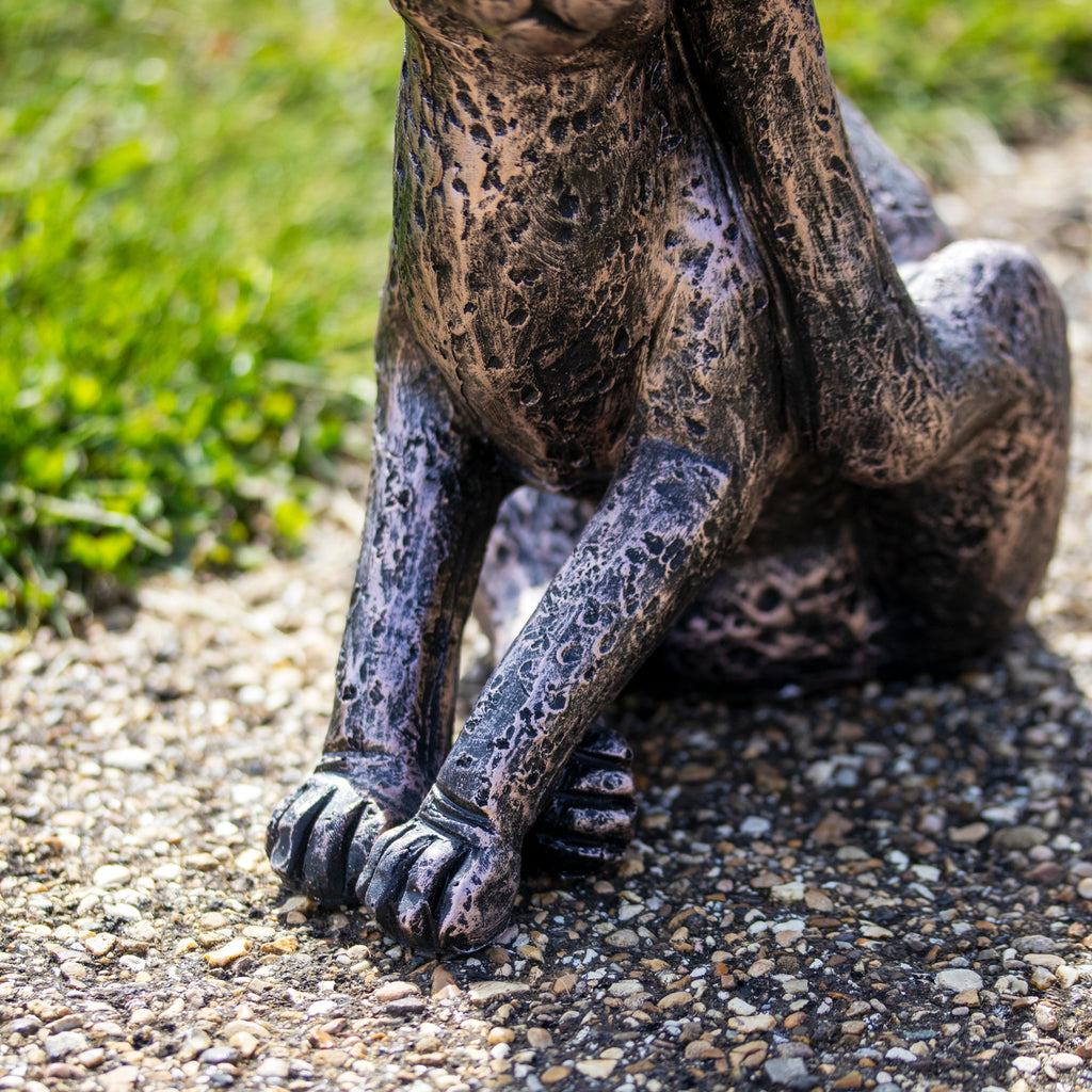 Bronze Playful Hare Garden Ornament