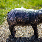 Grazing Pig Garden Ornament - Looking Up