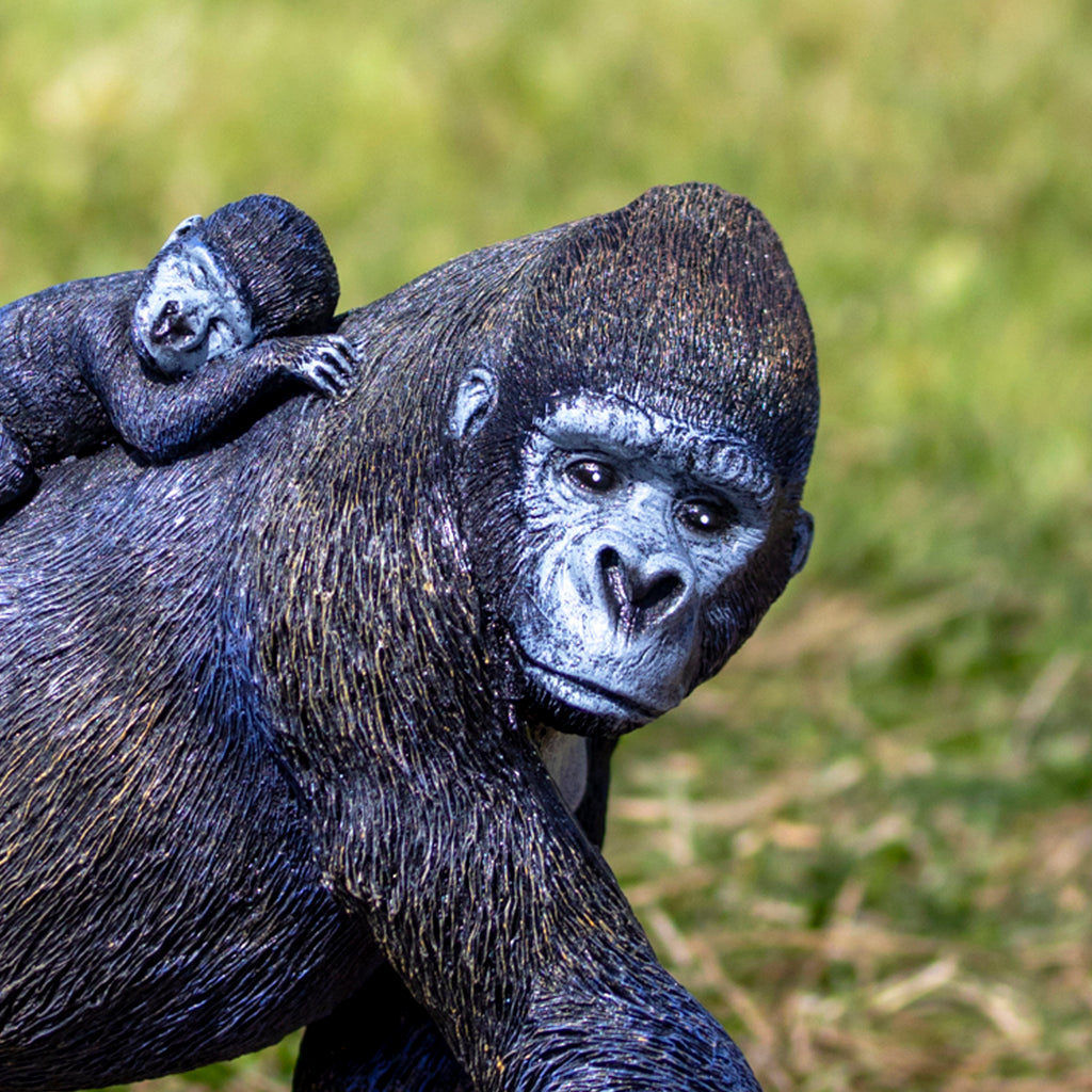 Gorilla & Cub Garden Ornament