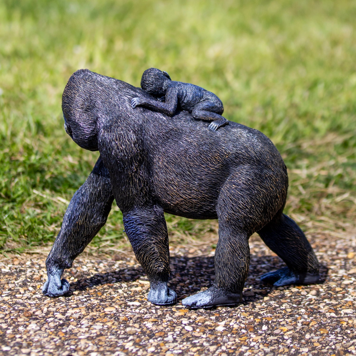 Gorilla & Cub Garden Ornament