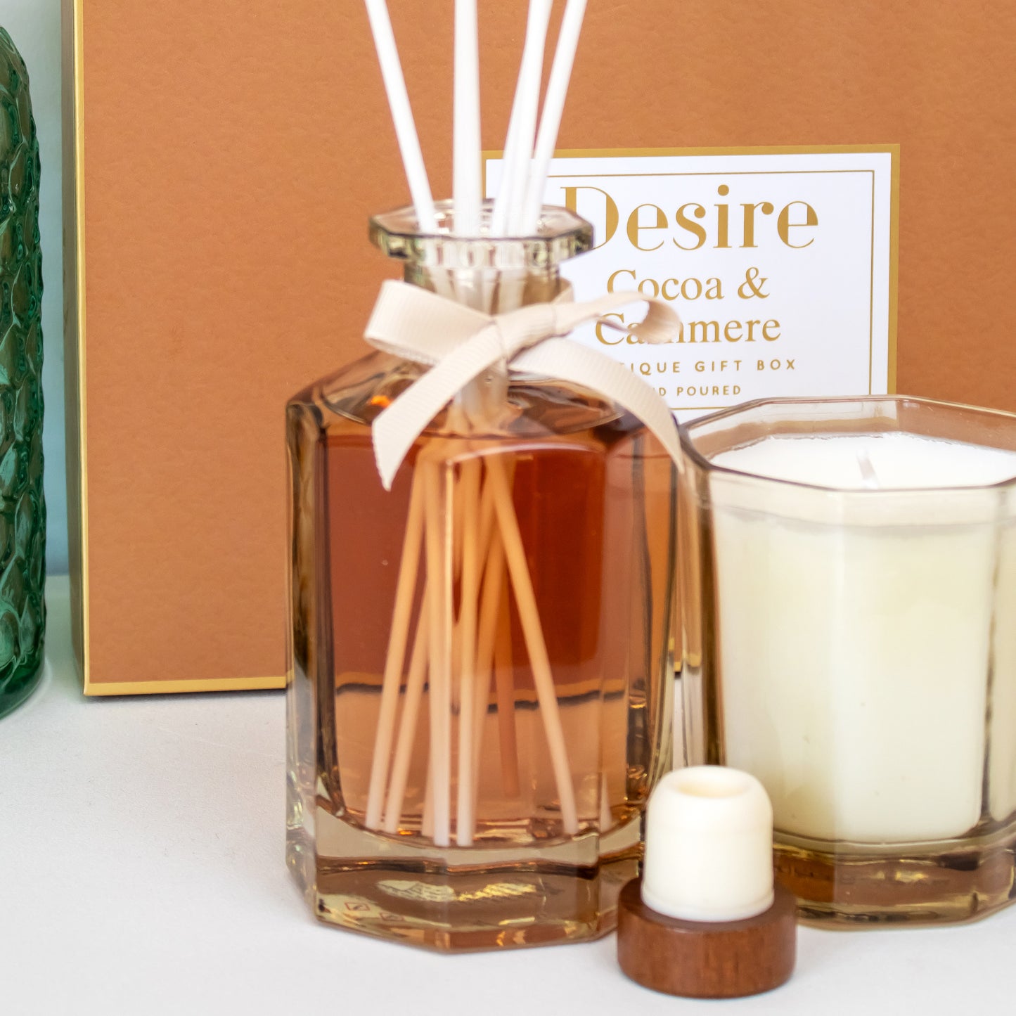 Cocoa & Cashmere Candle And Diffuser Gift Set