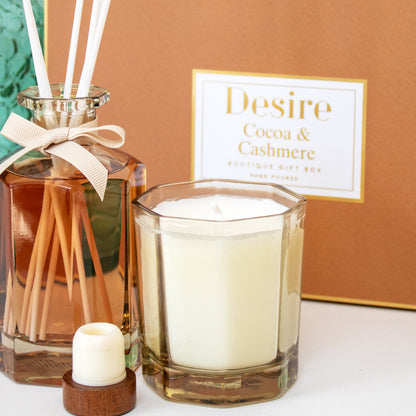 Cocoa & Cashmere Candle And Diffuser Gift Set