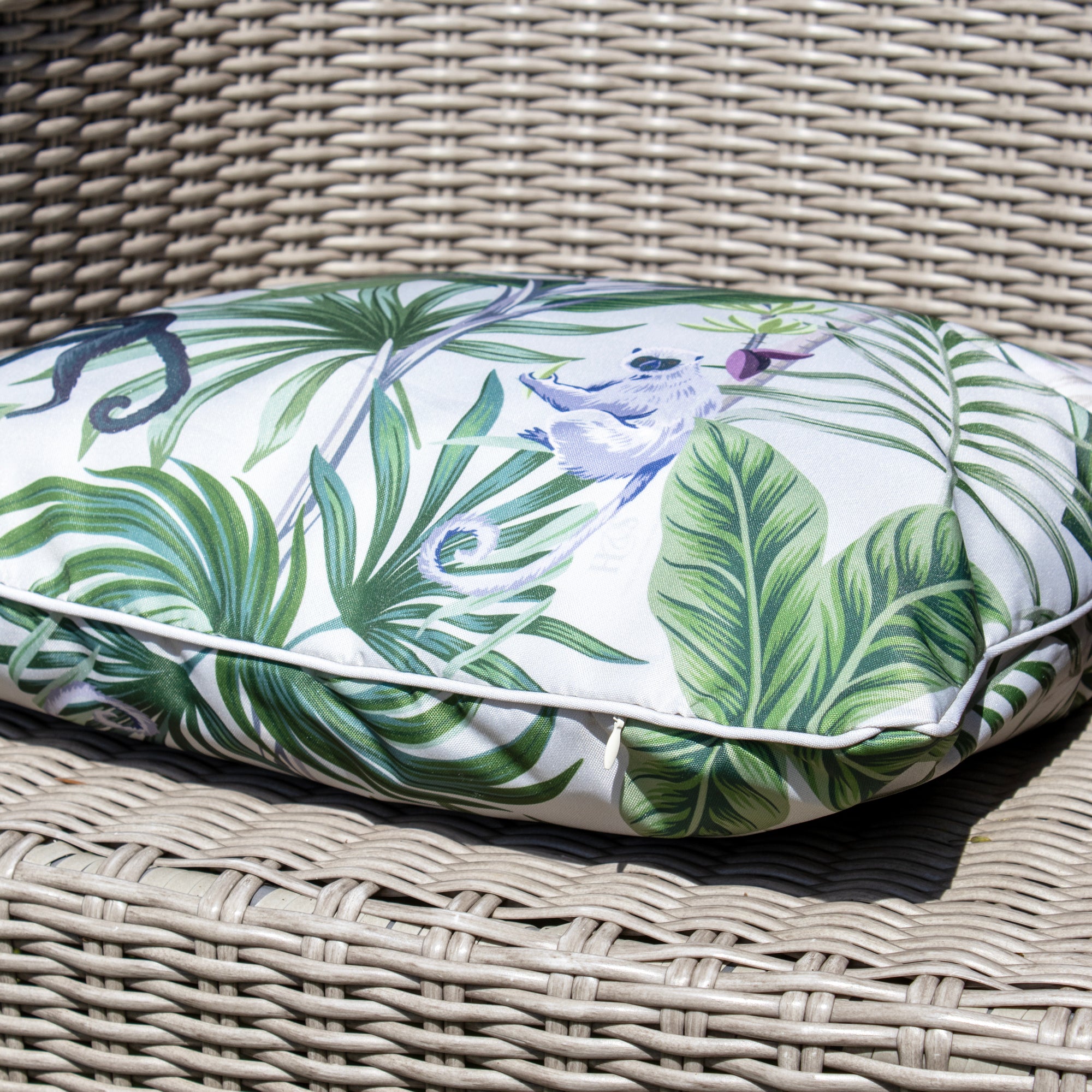 Set Of 2 Jungle Monkey Outdoor Cushions