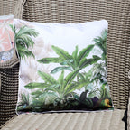 Set Of 2 Jungle Leaf Outdoor Cushions