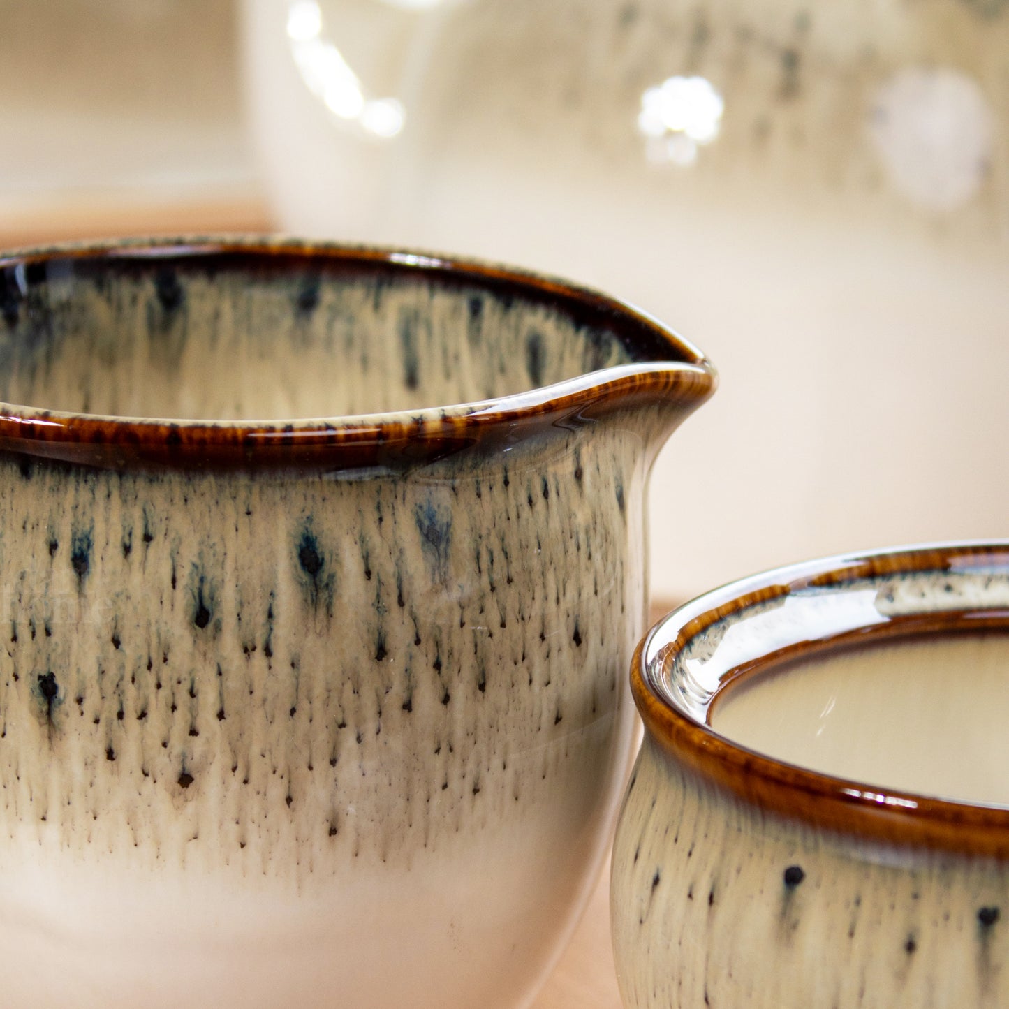 Gothic Reactive Glaze Milk & Sugar Set