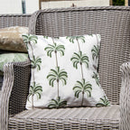 Set Of 2 Large Palm Trees Outdoor Cushions