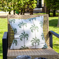 Set Of 2 Large Palm Trees Outdoor Cushions