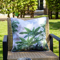 Set Of 2 Jungle Leaf Outdoor Cushions