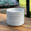 Cement Double Wick Citronella Candle Pot