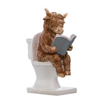 Highland Cow On The Loo Ornament