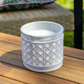 Cement Double Wick Citronella Candle Pot
