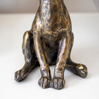 Gold Sitting March Hare Ornament