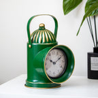 Green Railway Lamp Mantel Clock