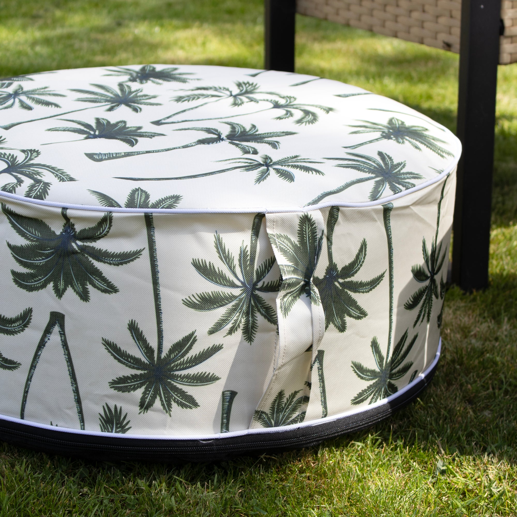 Palm Tree Outdoor Inflatable Pouffe