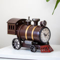Burgundy Steam Train Clock