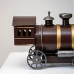 Burgundy Steam Train Clock