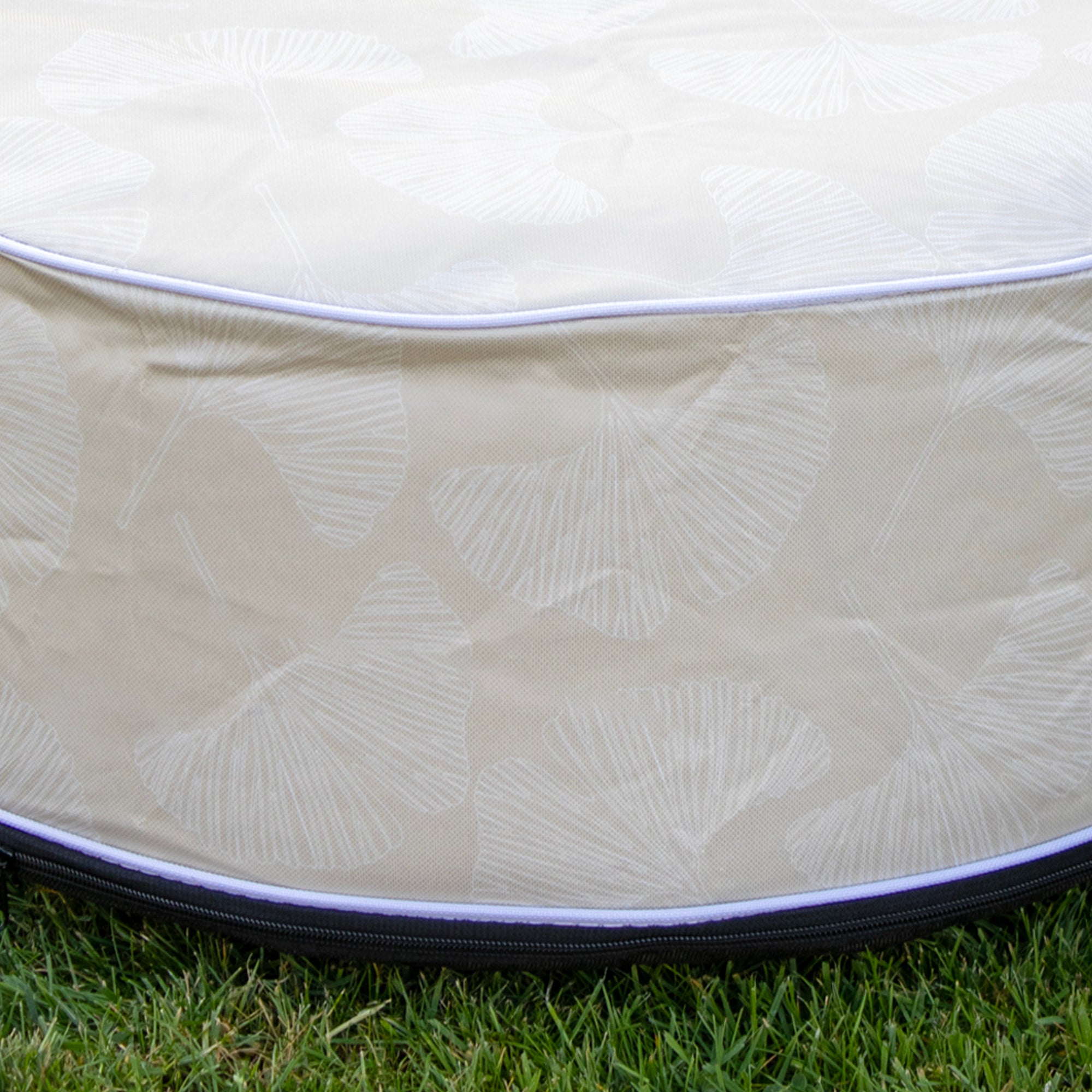 Ginkgo Leaf Outdoor Inflatable Pouffe