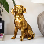Golden Sitting Beagle Dog Ornament