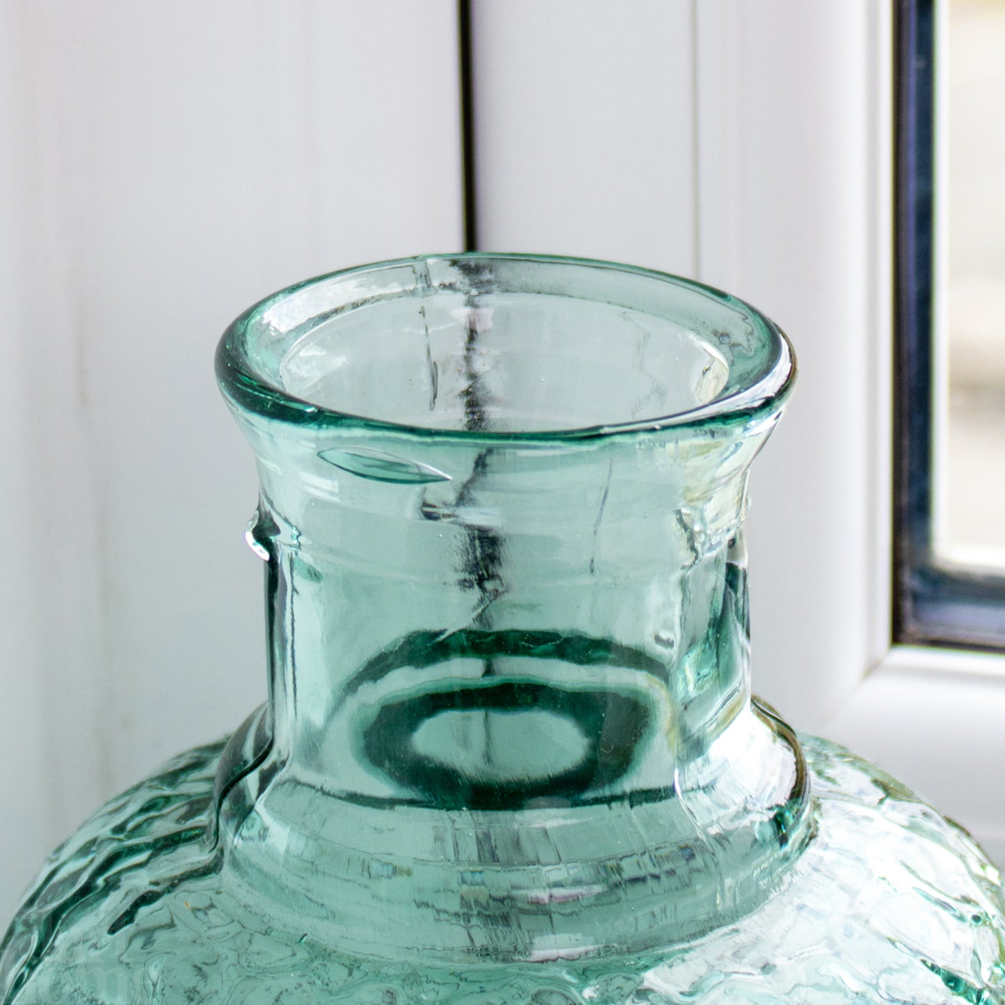 Recycled Glass Honeycomb Bottle Vase