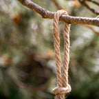 Hanging Baby Monkey On Rope Ornament