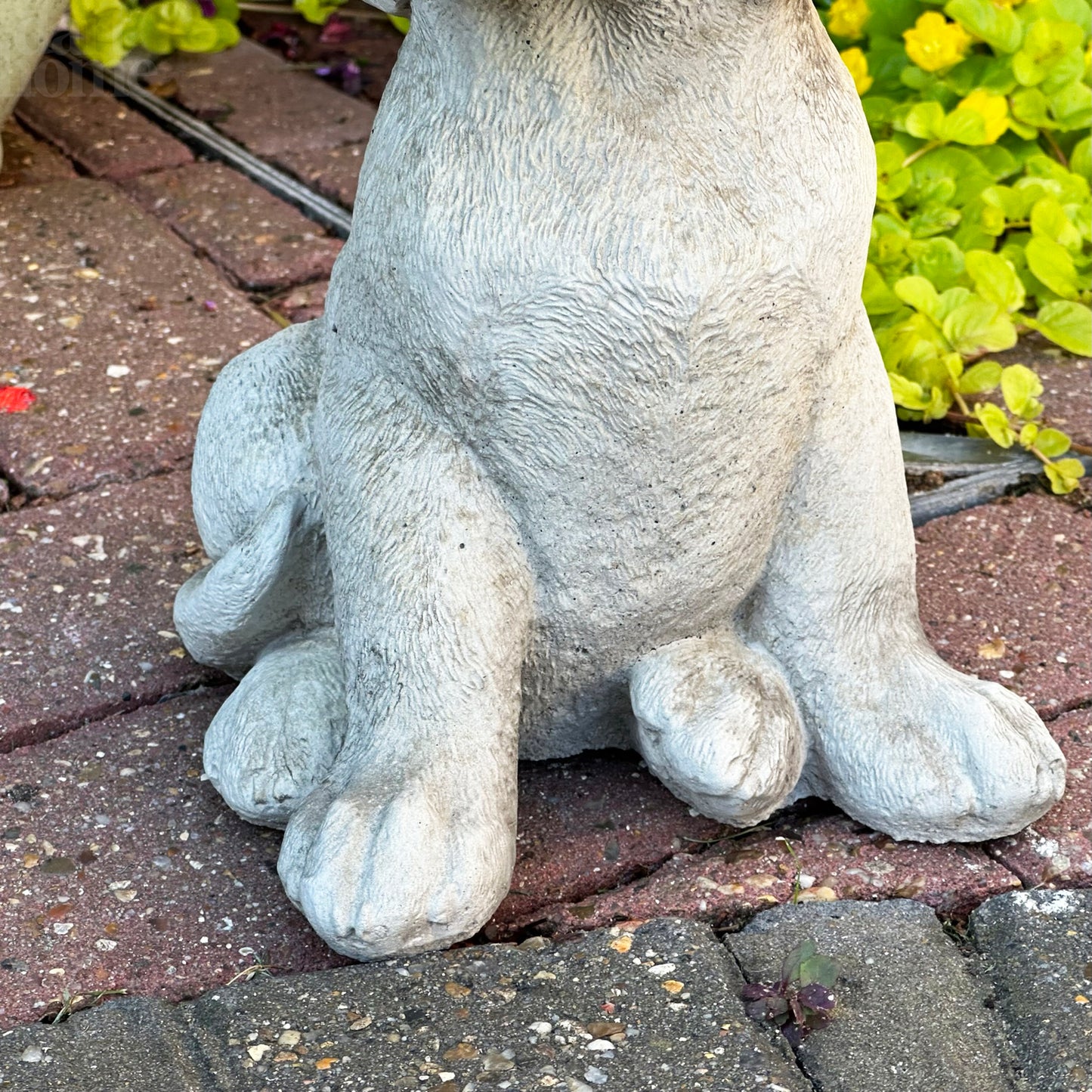 Stone Labrador Dog Sculpture