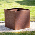 Square Rusted Corten Steel Planter