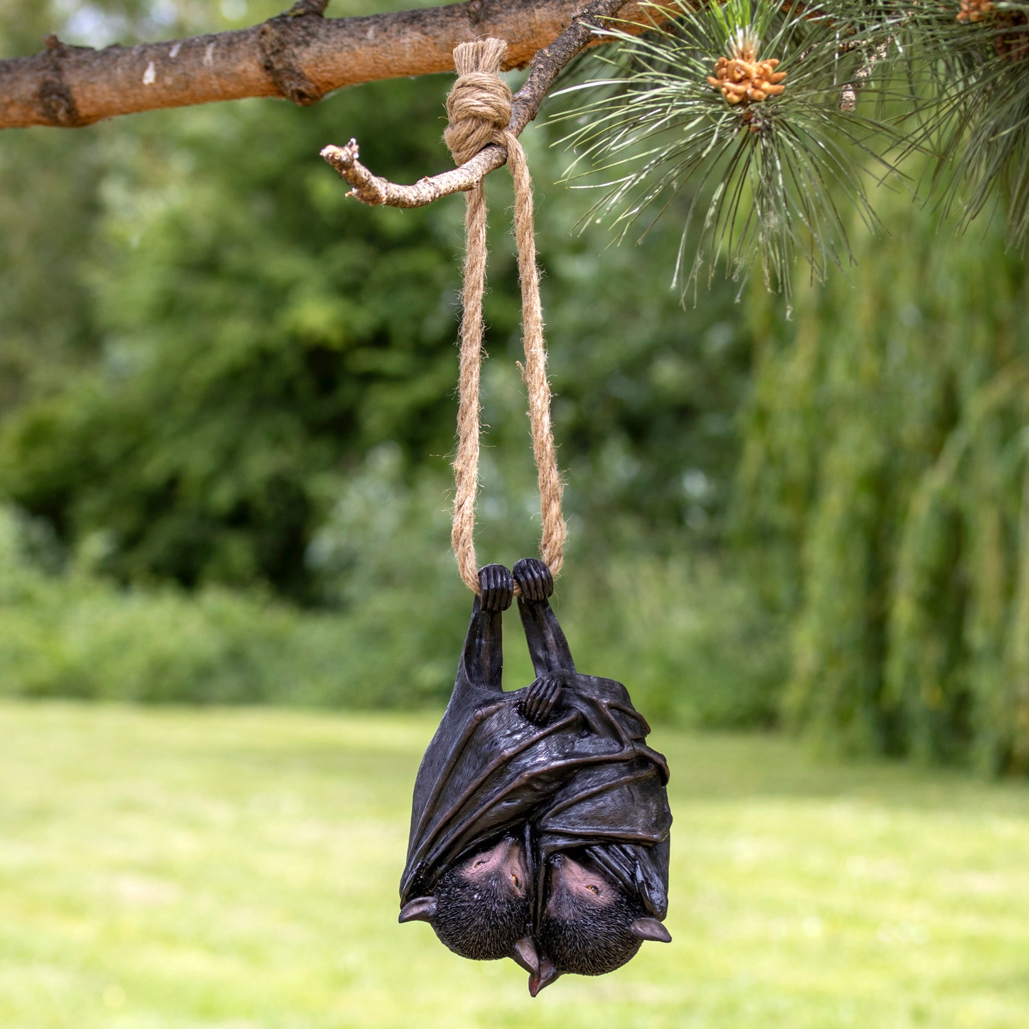 Hanging Bats Garden Ornament