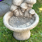 Stone Mushroom Bird Bath