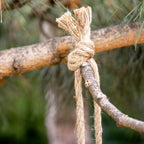 Hanging Baby Gorilla On Rope Garden Ornament