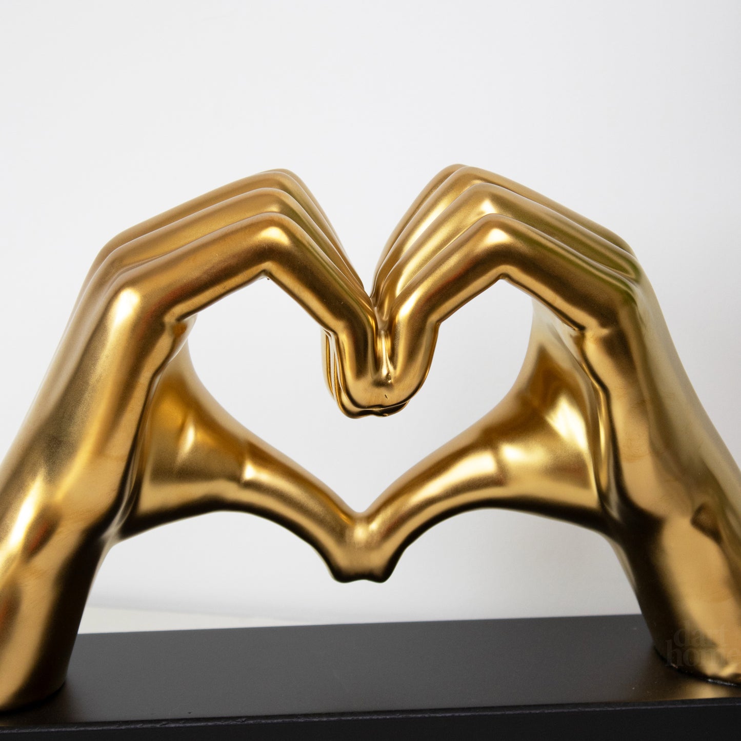 Gold Abstract Loving Hands Sculpture