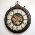 Moving Gears Pocket Watch Wall Clock