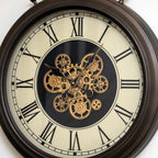 Moving Gears Pocket Watch Wall Clock