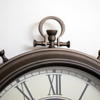 Moving Gears Pocket Watch Wall Clock