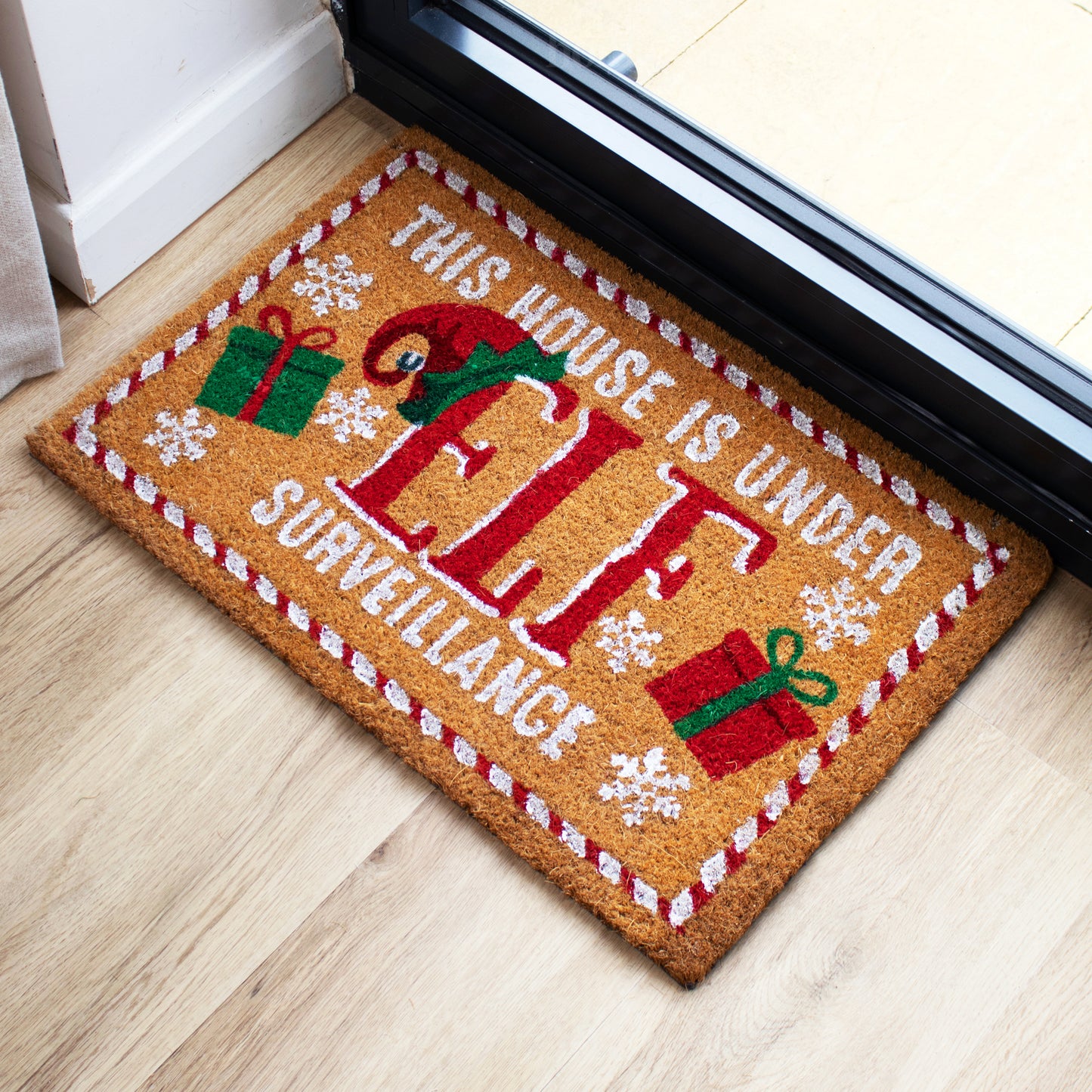 Elf House Surveillance Coir Doormat