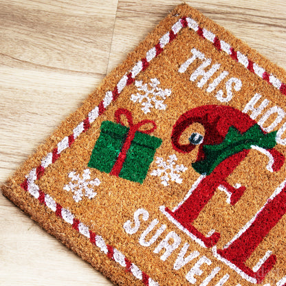 Elf House Surveillance Coir Doormat