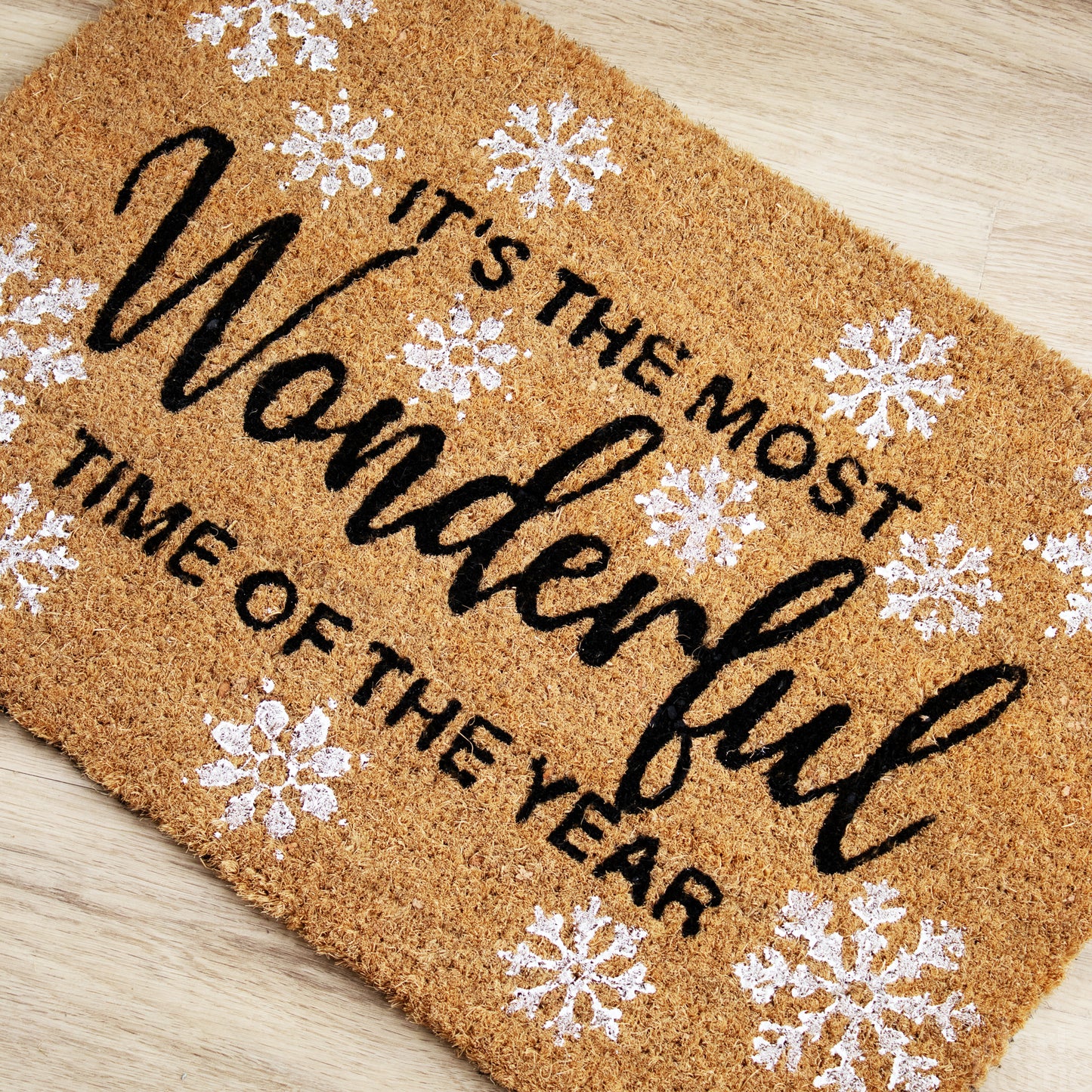 Its The Most Wonderful Time Of The Year Coir Doormat