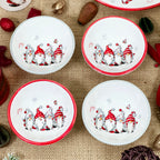Set Of 4 Christmas Gonk Dip Bowls
