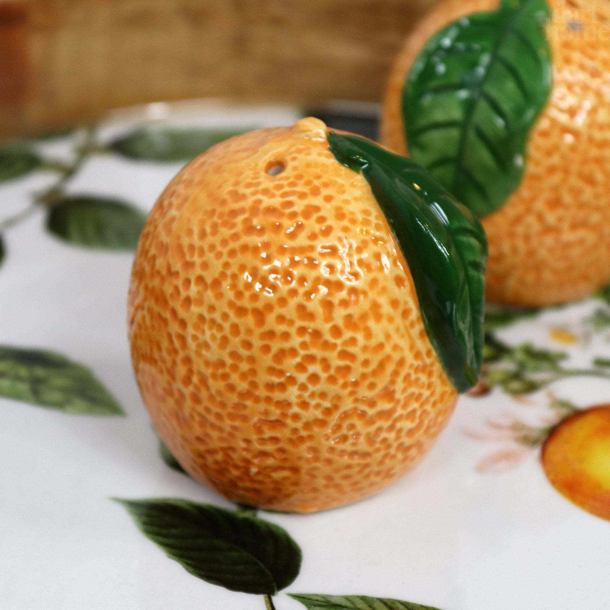 Orange Salt And Pepper Shakers