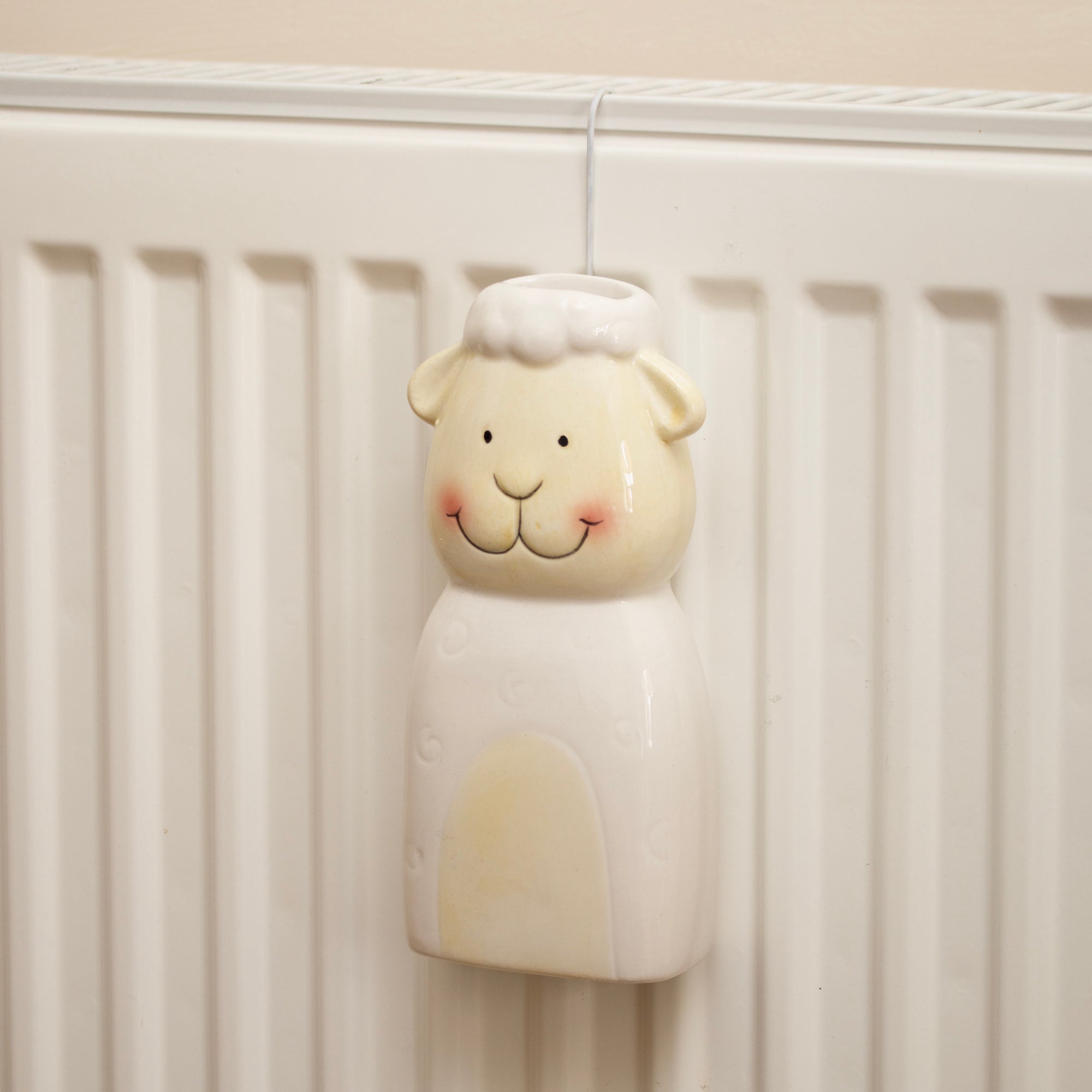 Set Of 4 Ceramic Farm Animal Radiator Humidifiers