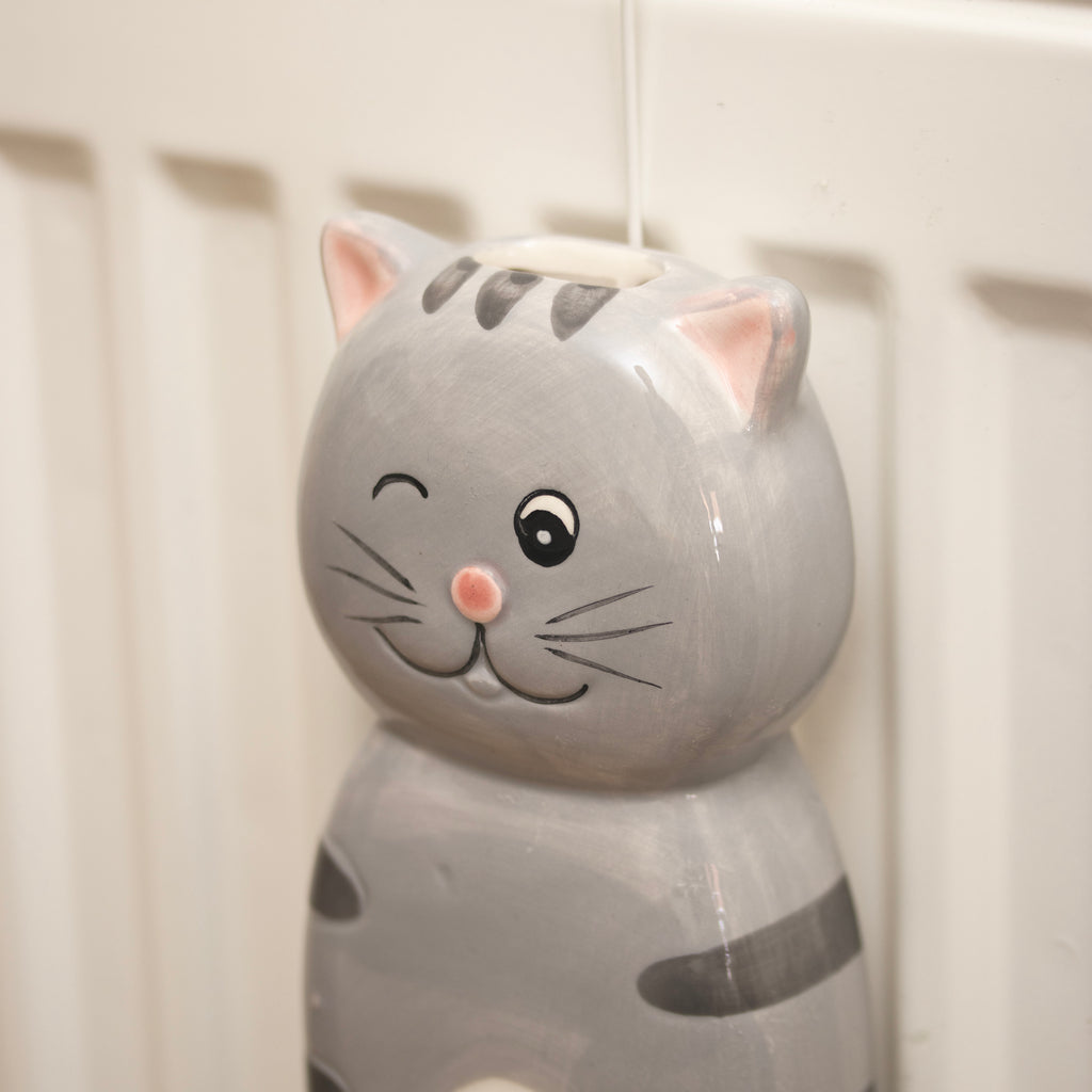 Set Of 2 Ceramic Cat And Dog Radiator Humidifiers