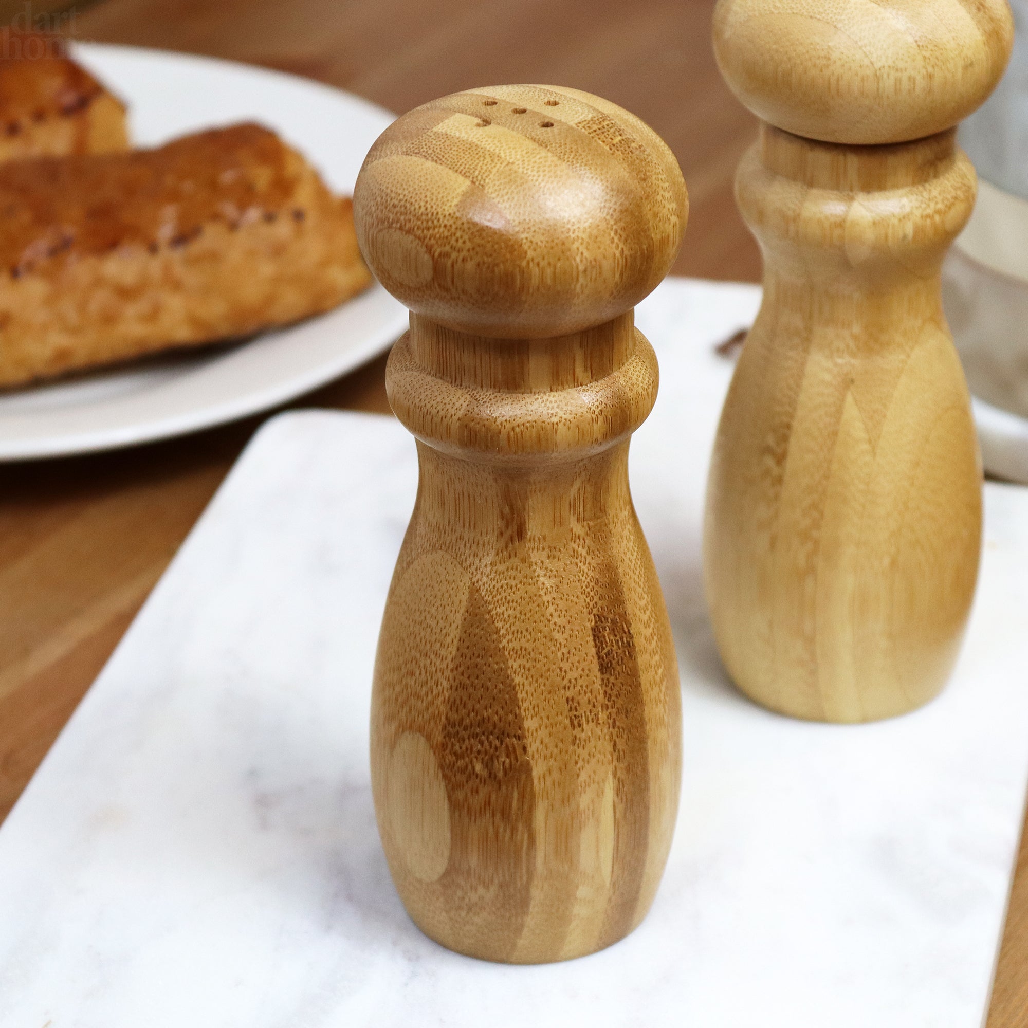 Tall Wooden Salt And Pepper Mills
