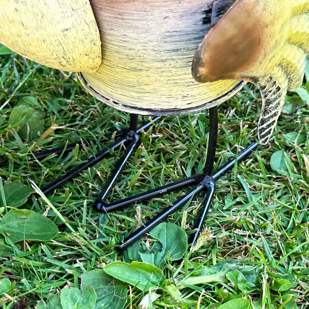 Metal Chicken Garden Planter
