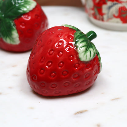Strawberry Salt And Pepper Shakers